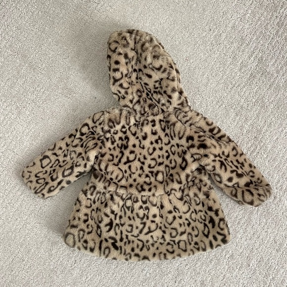 Faux Fur Leopard Coat - Picture 3 of 3